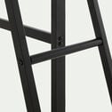 Lit mezzanine 1 place en acier 90x200cm - noir-NIOLON