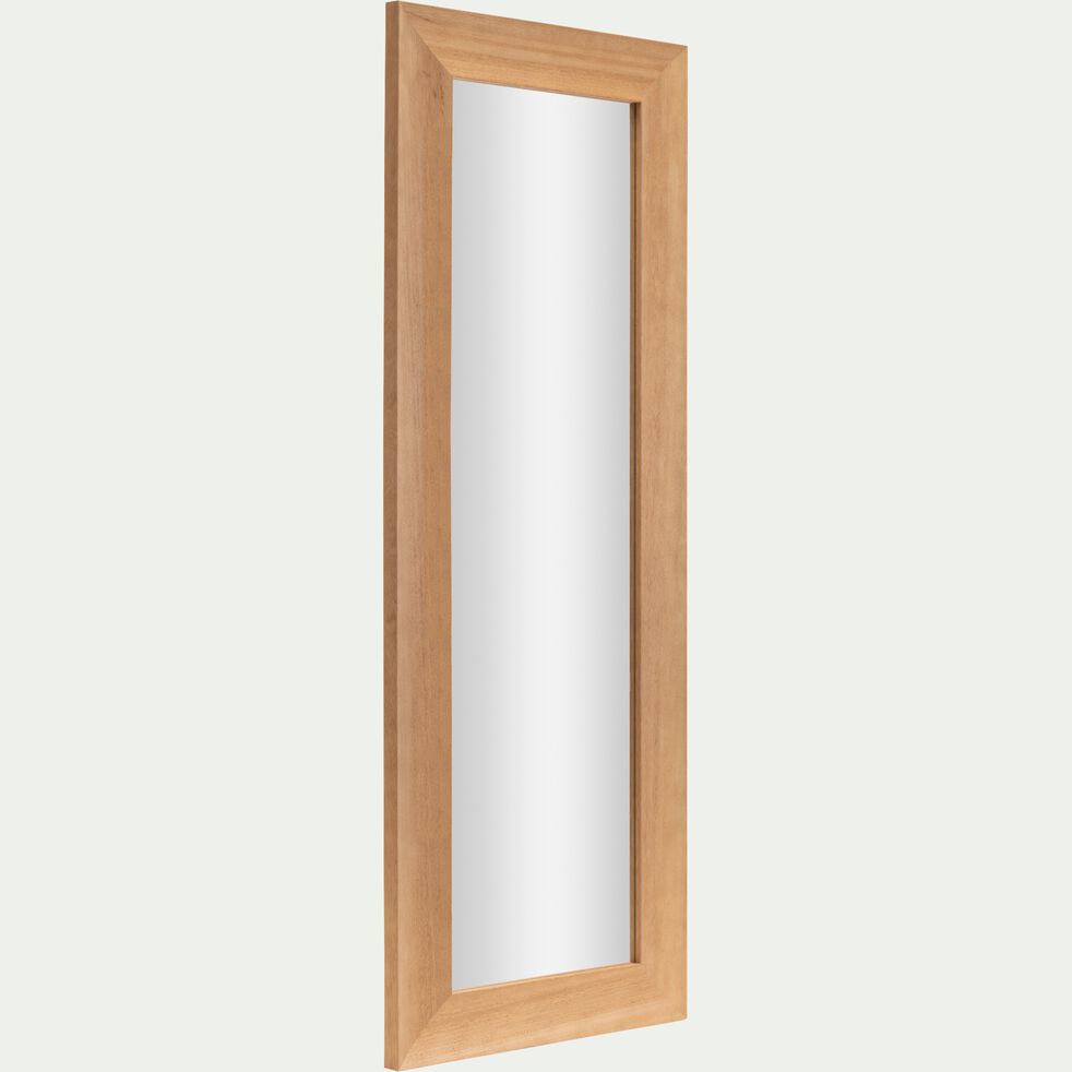 Miroirr rectangulaire en bois d'ayous - naturel 40x140cm-VACCARES