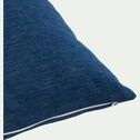 Coussin de jardin en tissu 70x70cm - bleu encre-DEMNATI