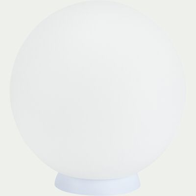 Sphère lumineuse d'extérieur solaire et sans fil - blanc D30cm-BULY