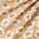 Housse de couette 260x240cm et 2 taies d'oreiller 63x63cm en coton - motifs fleurs de néflier-ALDJIA