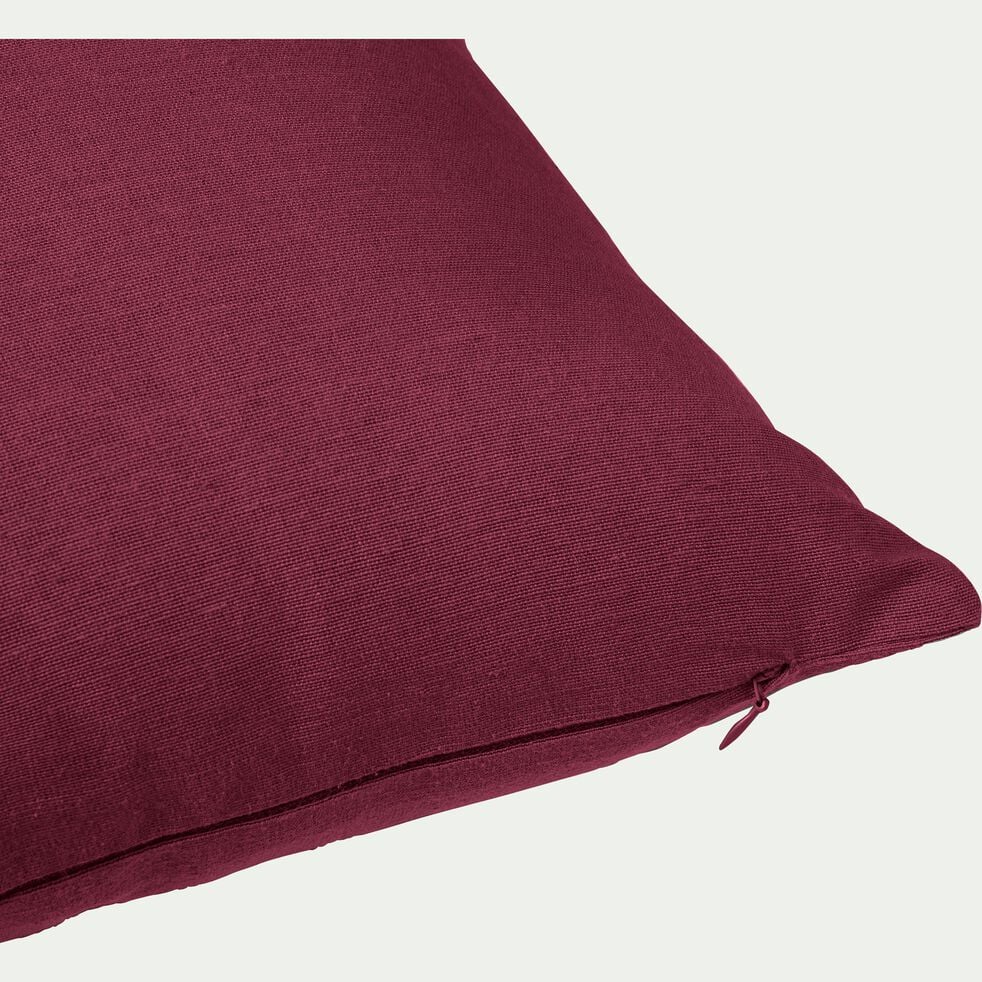 Coussin en coton - rouge sumac 40x60cm-CALANQUES