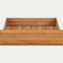 Lot de deux tiroirs de rangement en bois pour lit RENO - bois clair-RENO