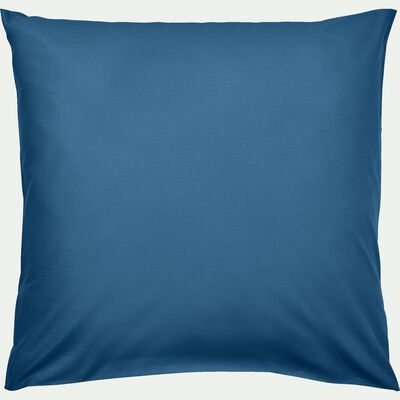 Taie d'oreiller enfant en coton 65x65cm - bleu figuerolles-Calanques