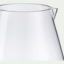 Pichet en verre avec anse - transparent 1,9L-AIGO