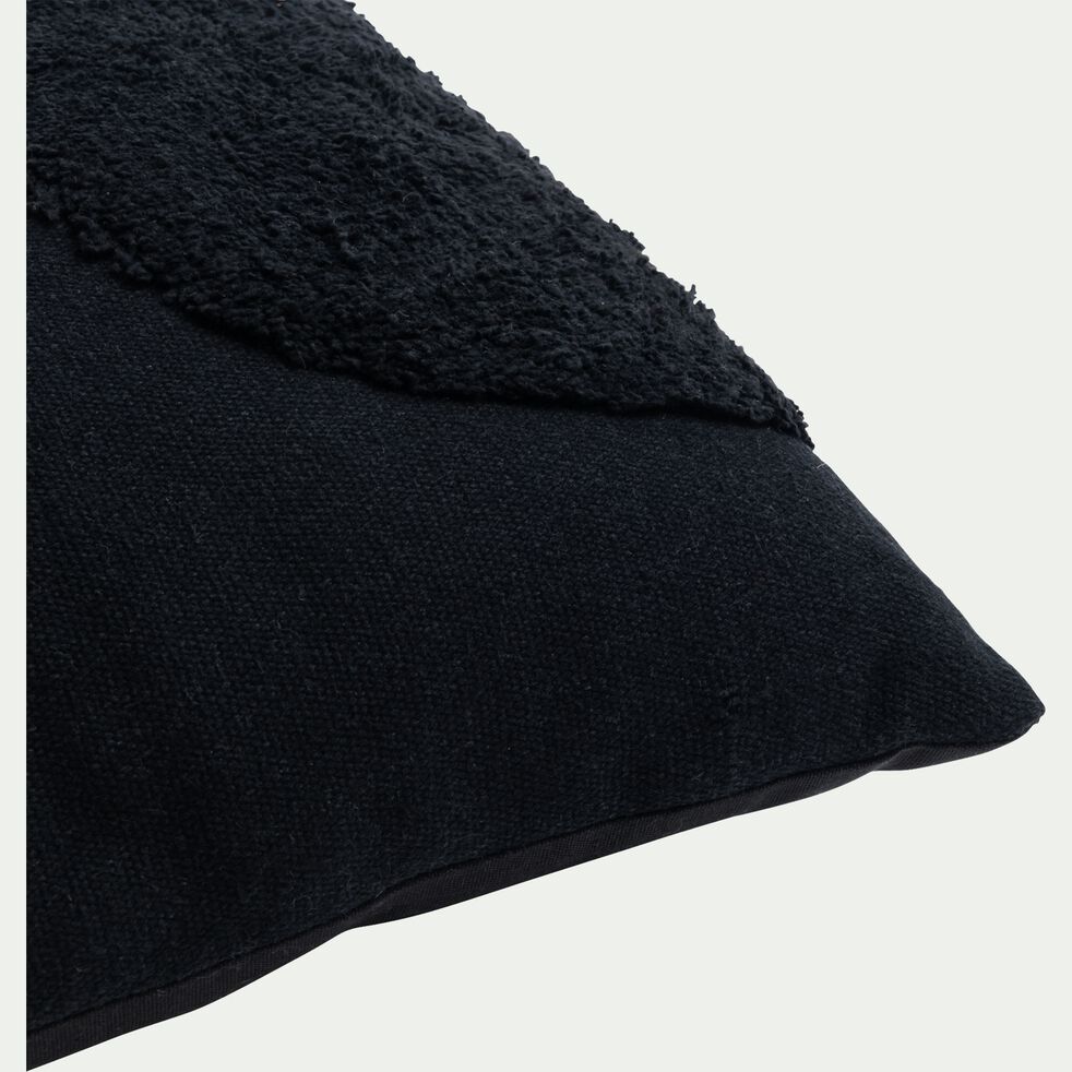 Coussin en laine 40x60cm – VAN – noir