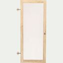 Porte vitrée en bois - bois clair H95,7cm-BIALA