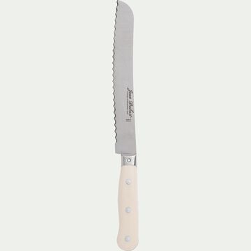 Couteau à pain en inox - blanc-SPARTE