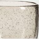 Gobelet en verre bullé 35cl - gris-BULLA