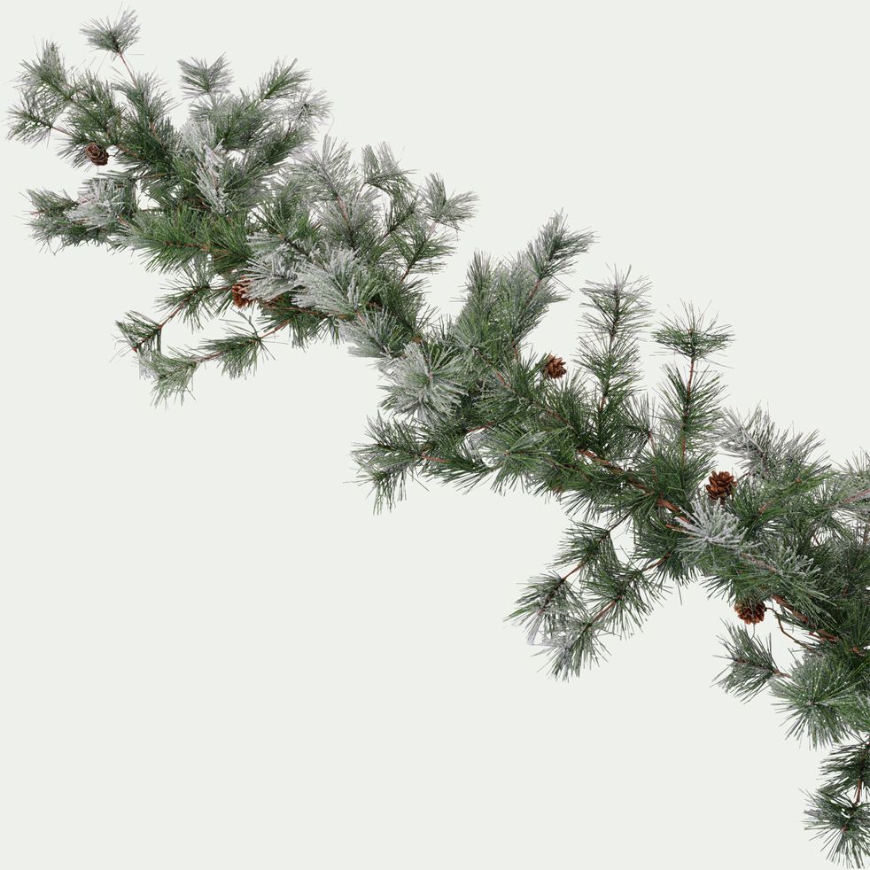Guirlande de Noël en pin artificiel - vert L270cm-PUKE