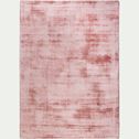 Tapis en viscose - rose poudré 160x230cm-EDEN