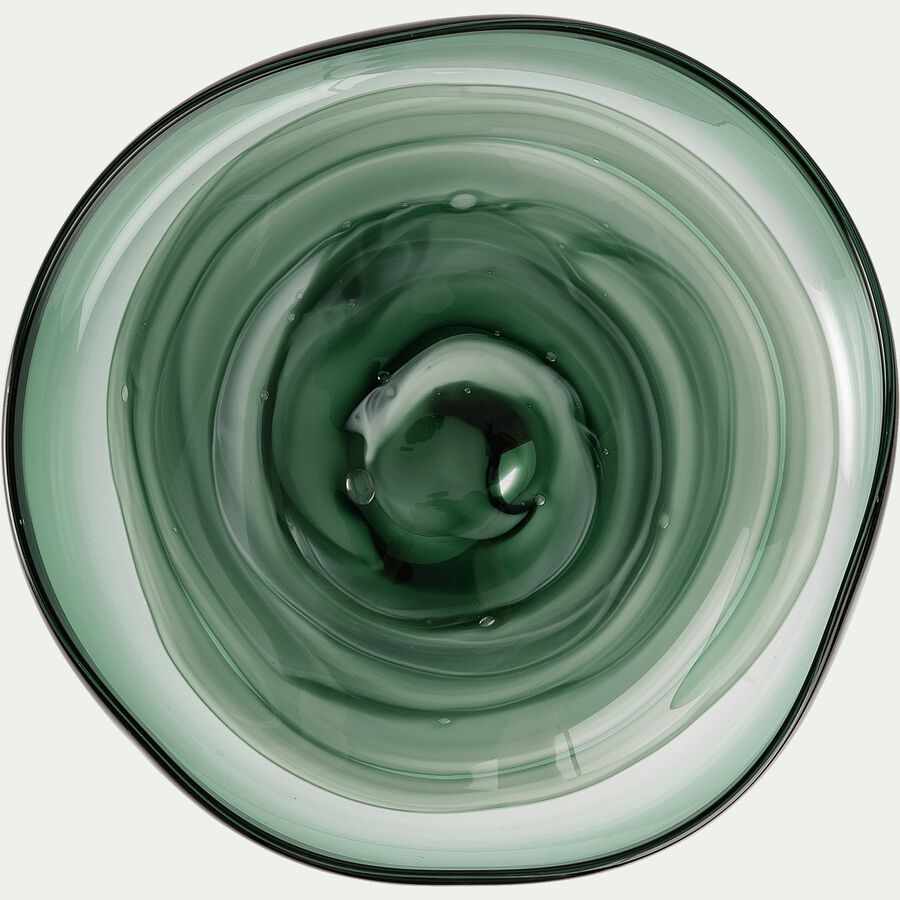 Coupe en verre - vert D30,5cm-LUKA