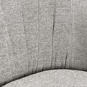 Fauteuil avec accoudoirs en tissu - gris borie-ALMERIA