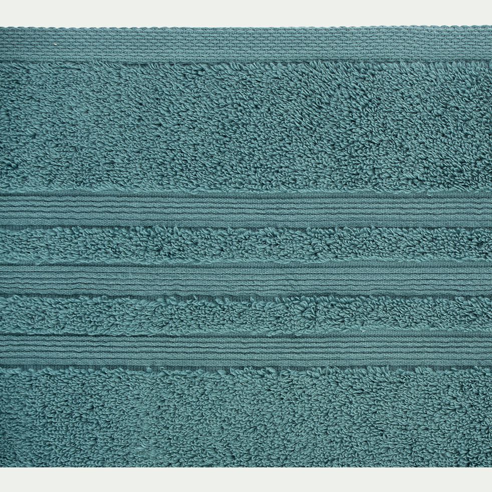 Serviette de bain bouclette en coton - vert 50x100cm-NOUN