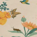 Tapis enfant en coton tissé plat imprimé motifs fleurs d120cm - multicolore-VOLIERE
