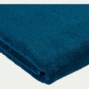 Drap de bain en coton - bleu figuerolles 100x150cm-Rania