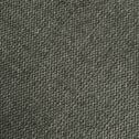 Fauteuil en tissu avec piétement en acier - gris vésuve-ALICE