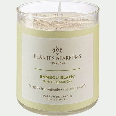 Bougie parfumée senteur Bambou Blanc 180g-MANON