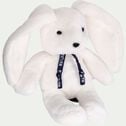 Pantin lapin - blanc H23cm-DORLOTIN