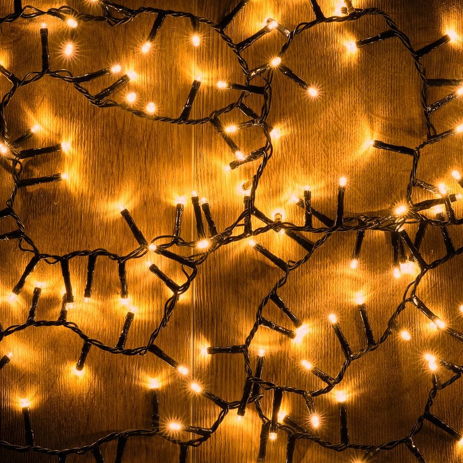 Guirlande lumineuse électrique LED - jaune L11m-PALMEIRA