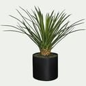 Plante artificielle palmier en pot - vert H38cm-EPINE POT