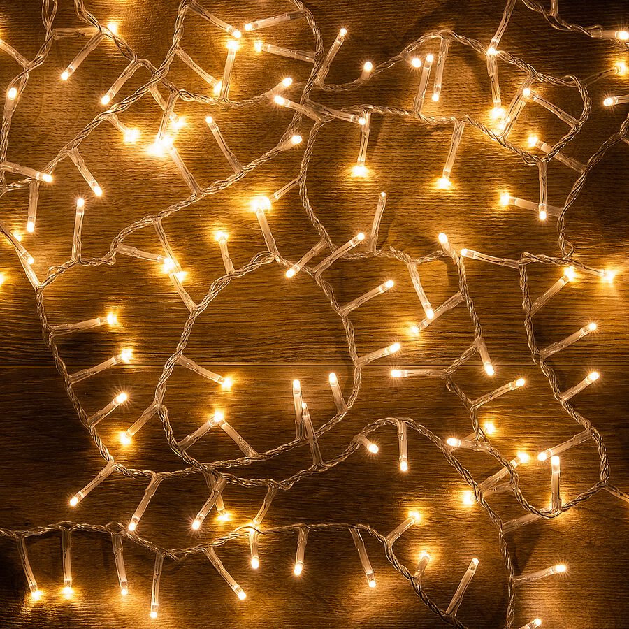 Guirlande lumineuse électrique LED - blanc L2250cm-PALMONES