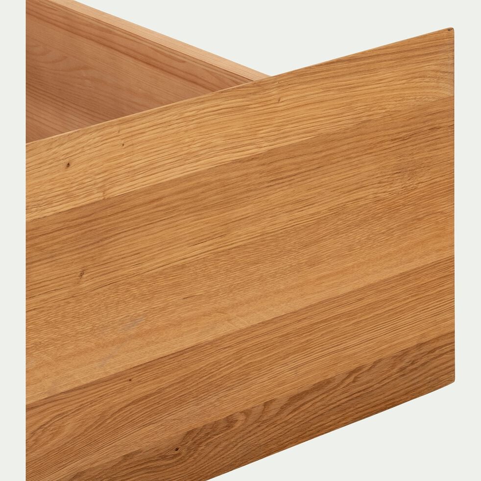 Lot de deux tiroirs de rangement en bois pour lit RENO - bois clair-RENO