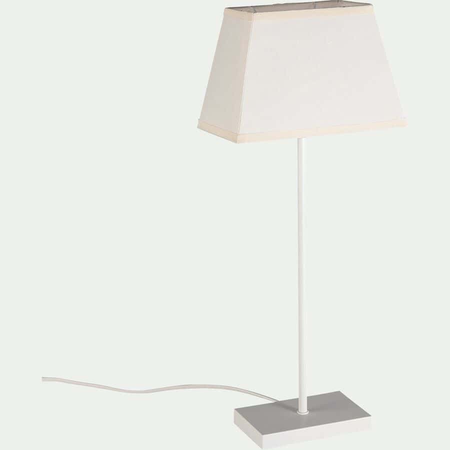 Lampe à clapet tactile avec écran - noir H33,5cm - PAOLO