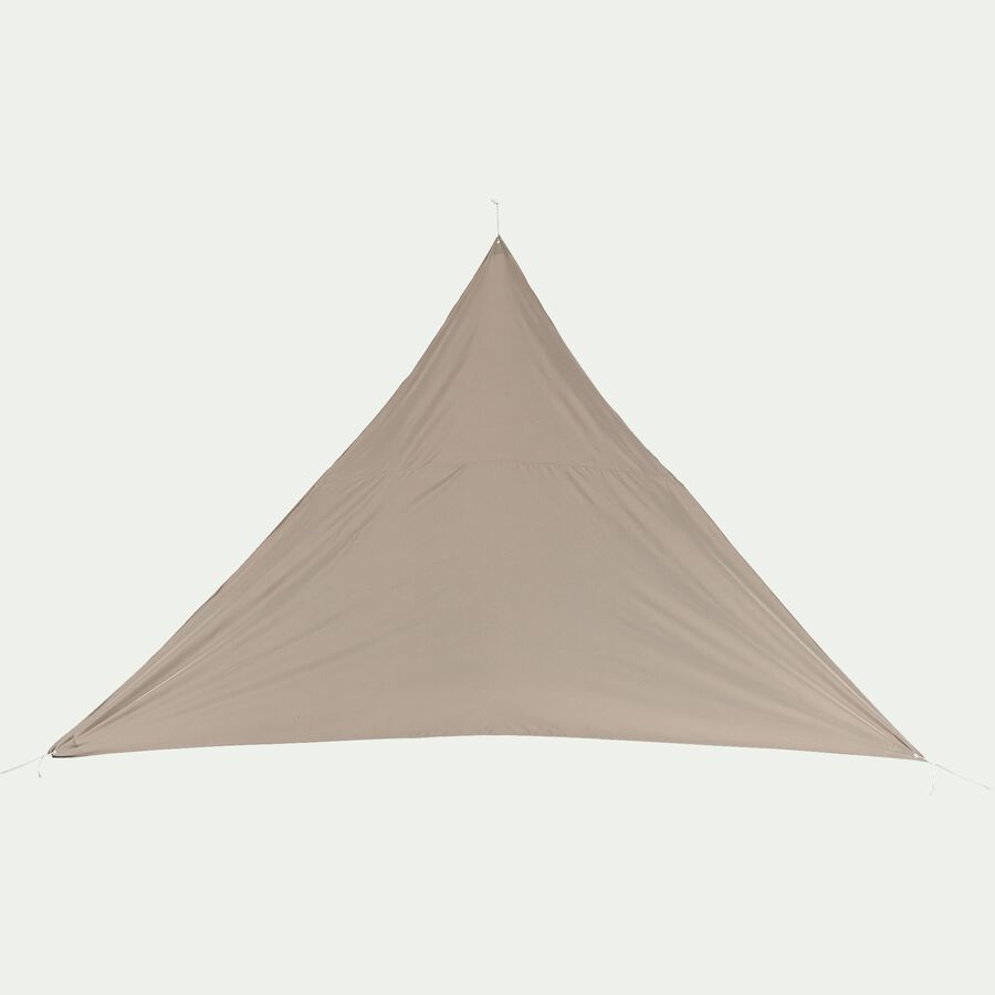 Voile d'ombrage triangle 3,6m - beige alpilles-Rosa