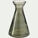 Vase en verre - vert D6,8cmxH11cm-PADOUA