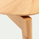 Chaise en bois de chêne - naturel-ILIES