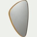 Miroir triangulaire - doré 54x35cm-TRELUS