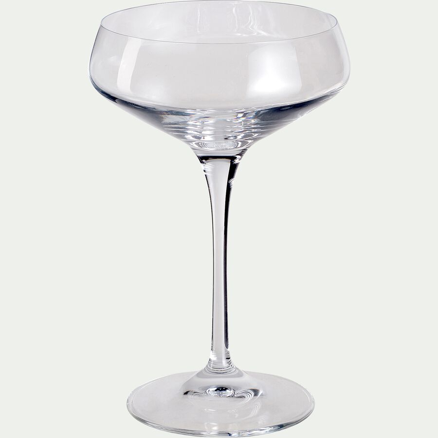 Coupe de champagne en verre transparent 33cl-ARIA