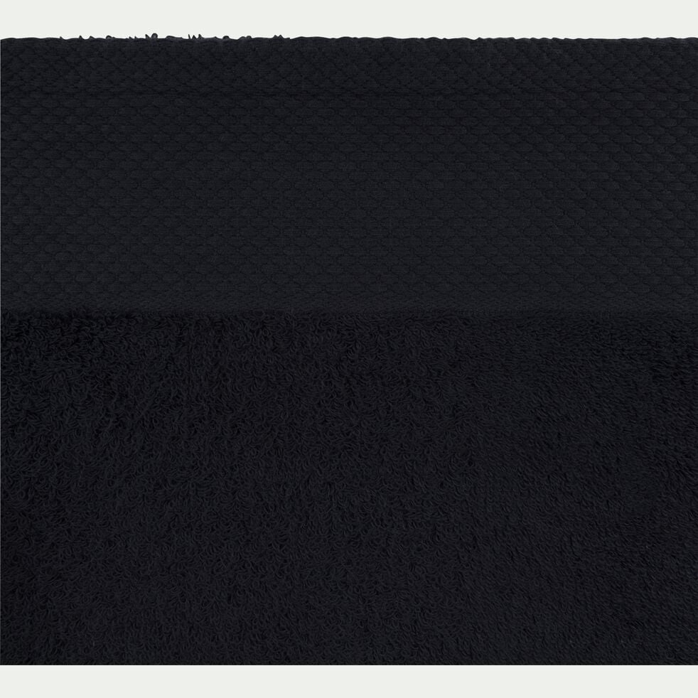 Drap de douche en coton peigné - gris calabrun 70x140cm-AZUR
