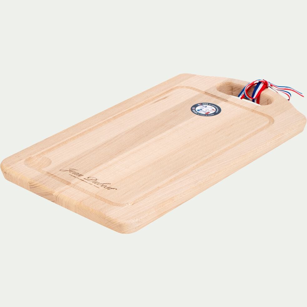 Planche à découper en bois de hêtre - bois clair 21,5x40cm-SABRE