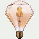 Ampoule décorative LED D11cm culot E27-DIAMANT