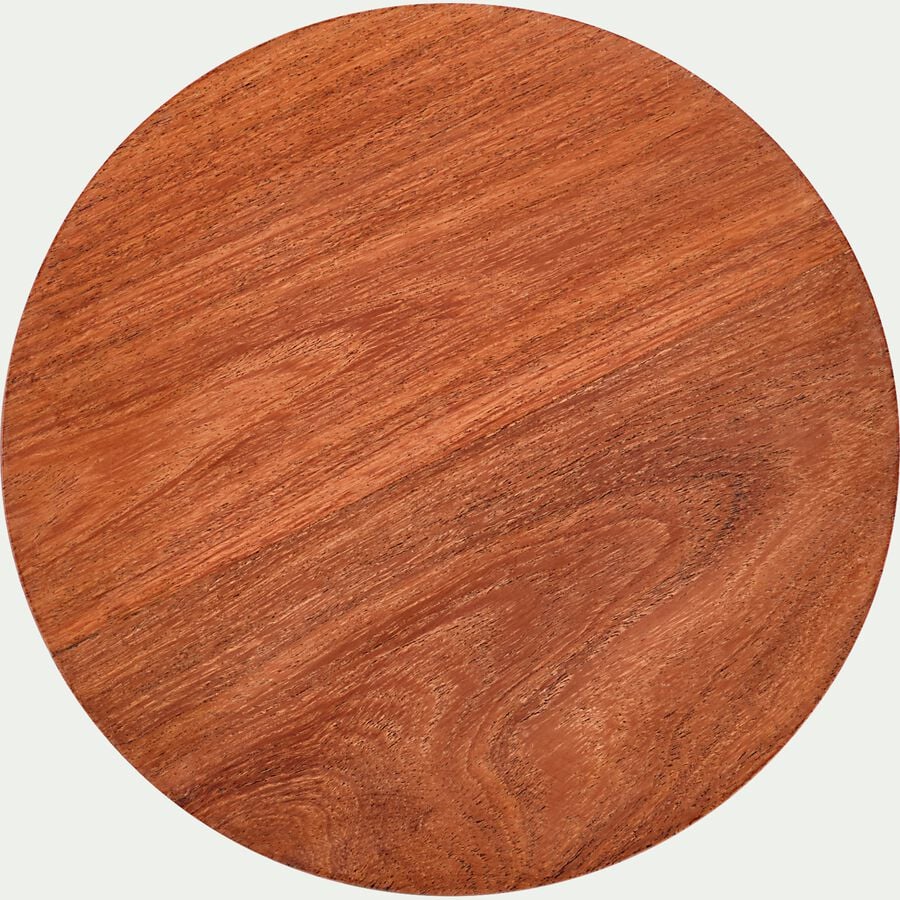 Dessous de plat en bois d'acacia D20cm - marron-LAUSSO