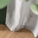 Voilage à œillets en polyester - gris borie 135x250cm-DUNE