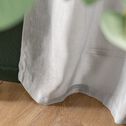Voilage à œillets en polyester 135x250cm - gris borie-DUNE