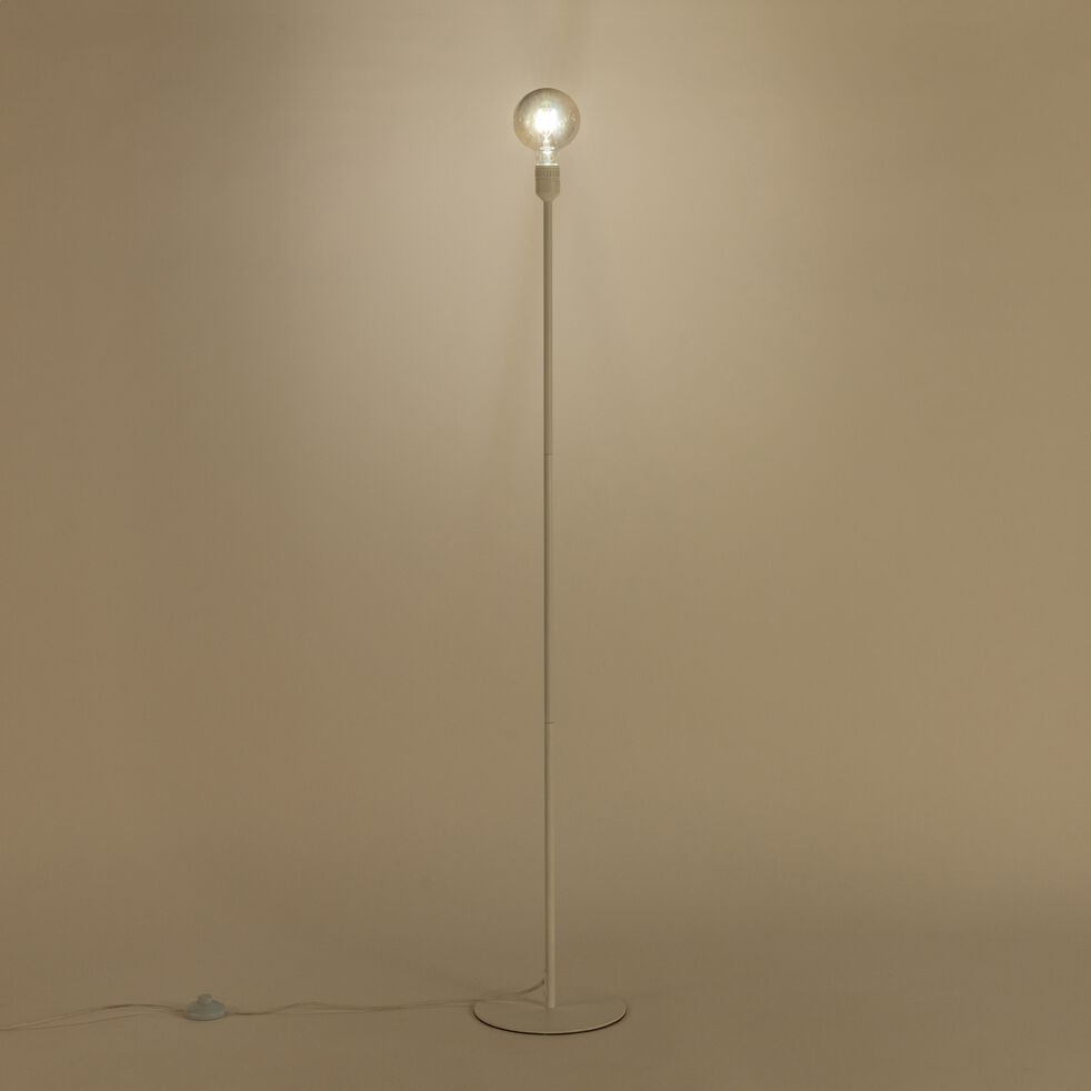 Pied de lampadaire - blanc H146cm-NANS