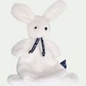 Doudou lapin - blanc H23cm-DORLOTIN