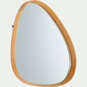 Miroir organique en bois - naturel 65x80cm-VINCENS