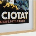 Image encadrée de La Ciotat  53x73cm-PLM LA CIOTAT