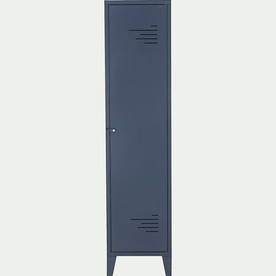 Armoire 1 porte en acier - bleu myrte H200cm-LOFTER