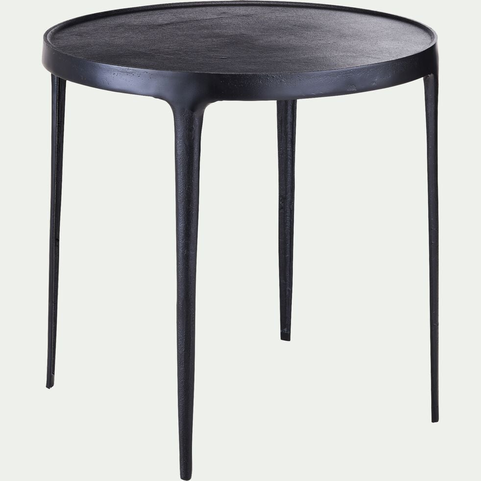 Table basse en aluminium - noir-ZEPHY