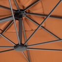 Parasol déporté rotatif - brun rustrel 395x299cm-LOMANE
