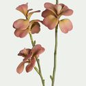 Fleur artificielle de kalanchoe - rose H78cm-KALANCHOE