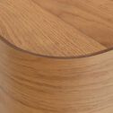 Bout de canapé rangeant en bois - bois clair H44,5cm-LINO