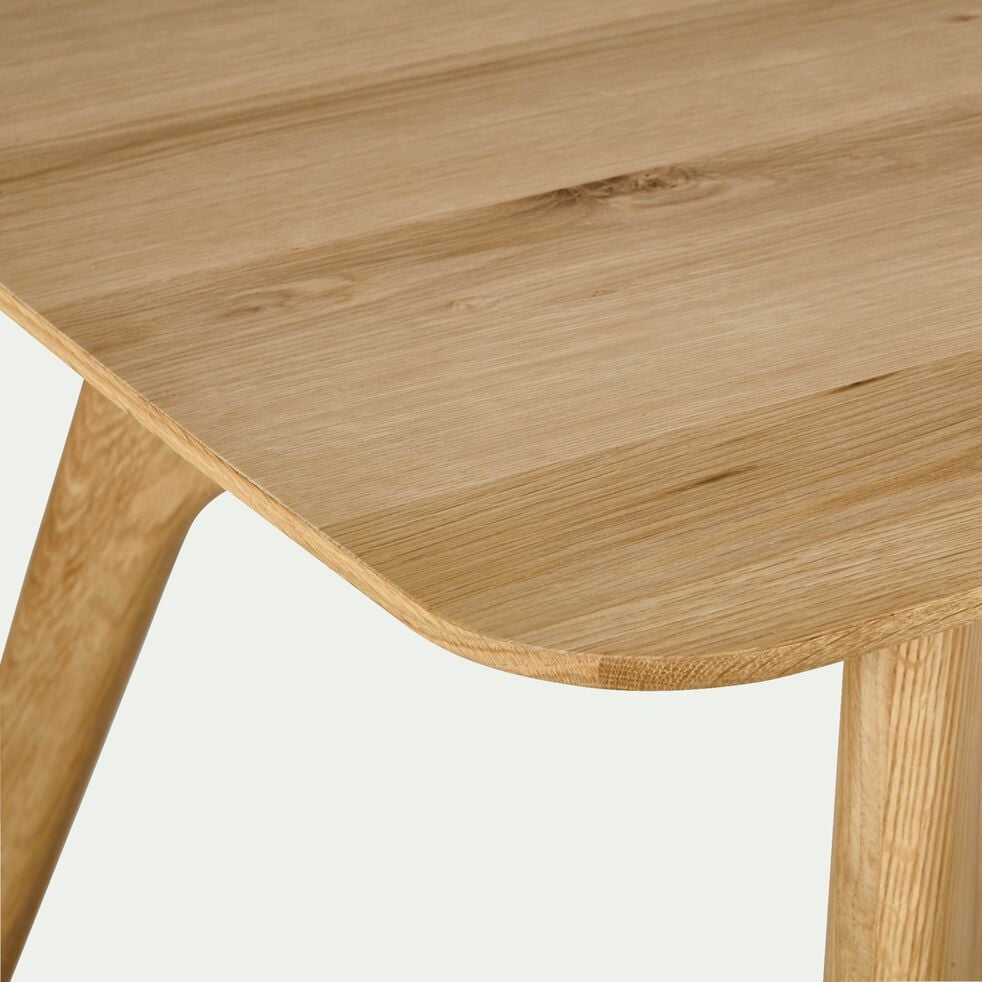 Table de repas rectangulaire bois et acier L200cm - 6 places-FANETTE