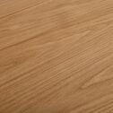 Table basse rectangulaire en acier et placage chêne avec finition huilée - bois clair-CESARINE